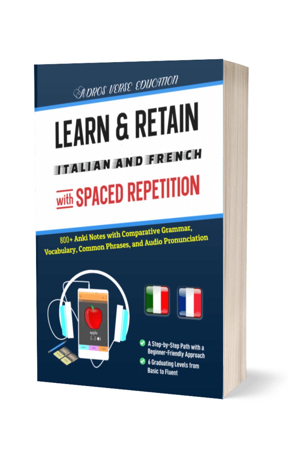 Learn Italian & French at the same time using Anki Decks & Book